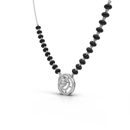 Elegant Diamond Mangalsutra: Modern Twist on Traditional Design