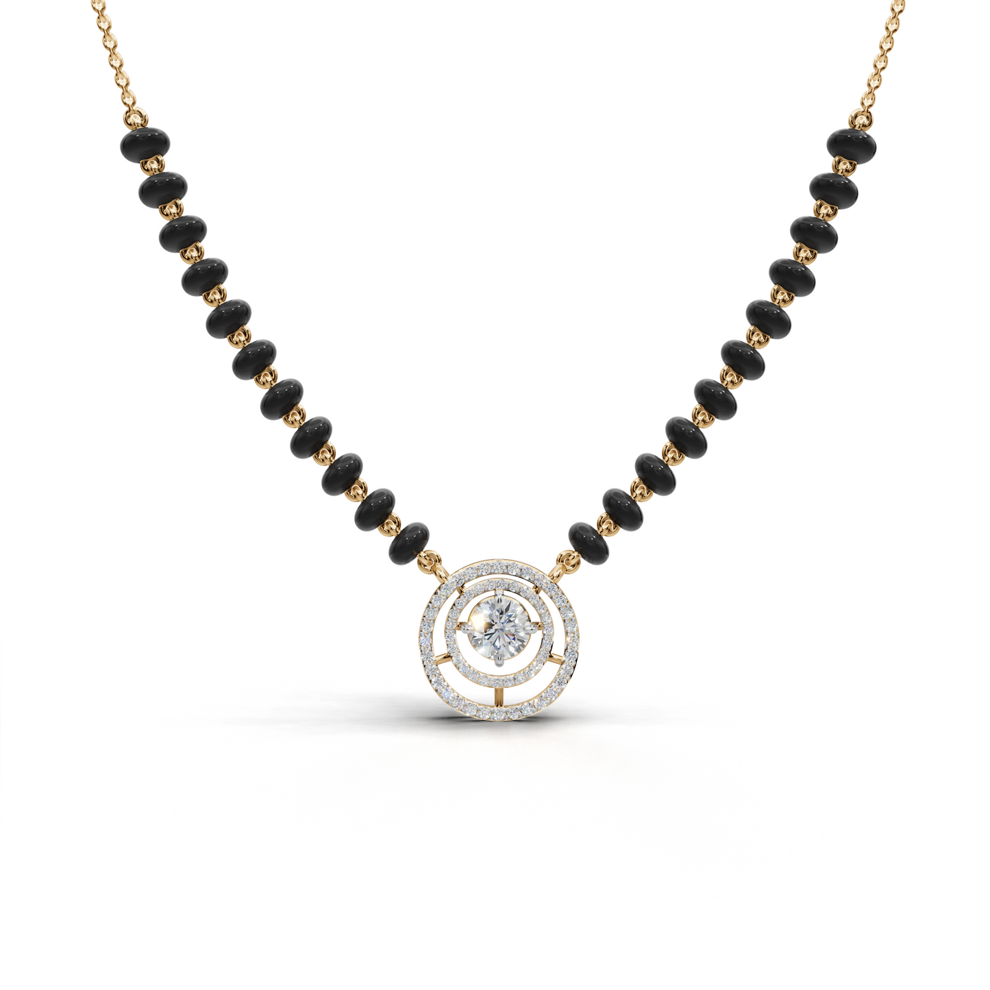 Elegant Diamond Mangalsutra: Modern Twist on Traditional Design