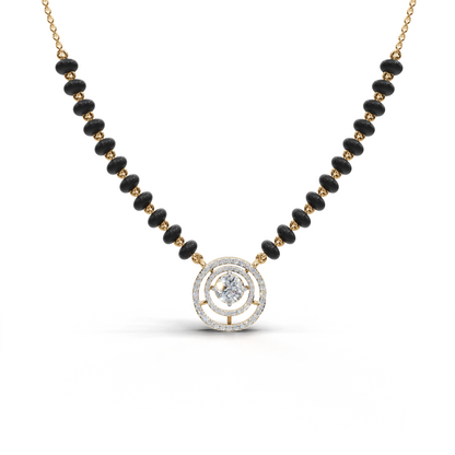 Elegant Diamond Mangalsutra: Modern Twist on Traditional Design