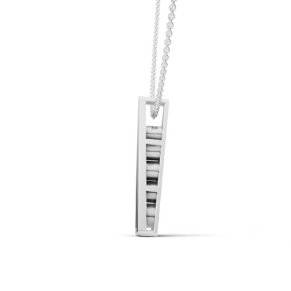Five Stone Diamond Necklace