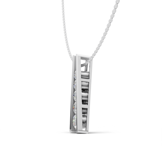 Five Stone Diamond Necklace