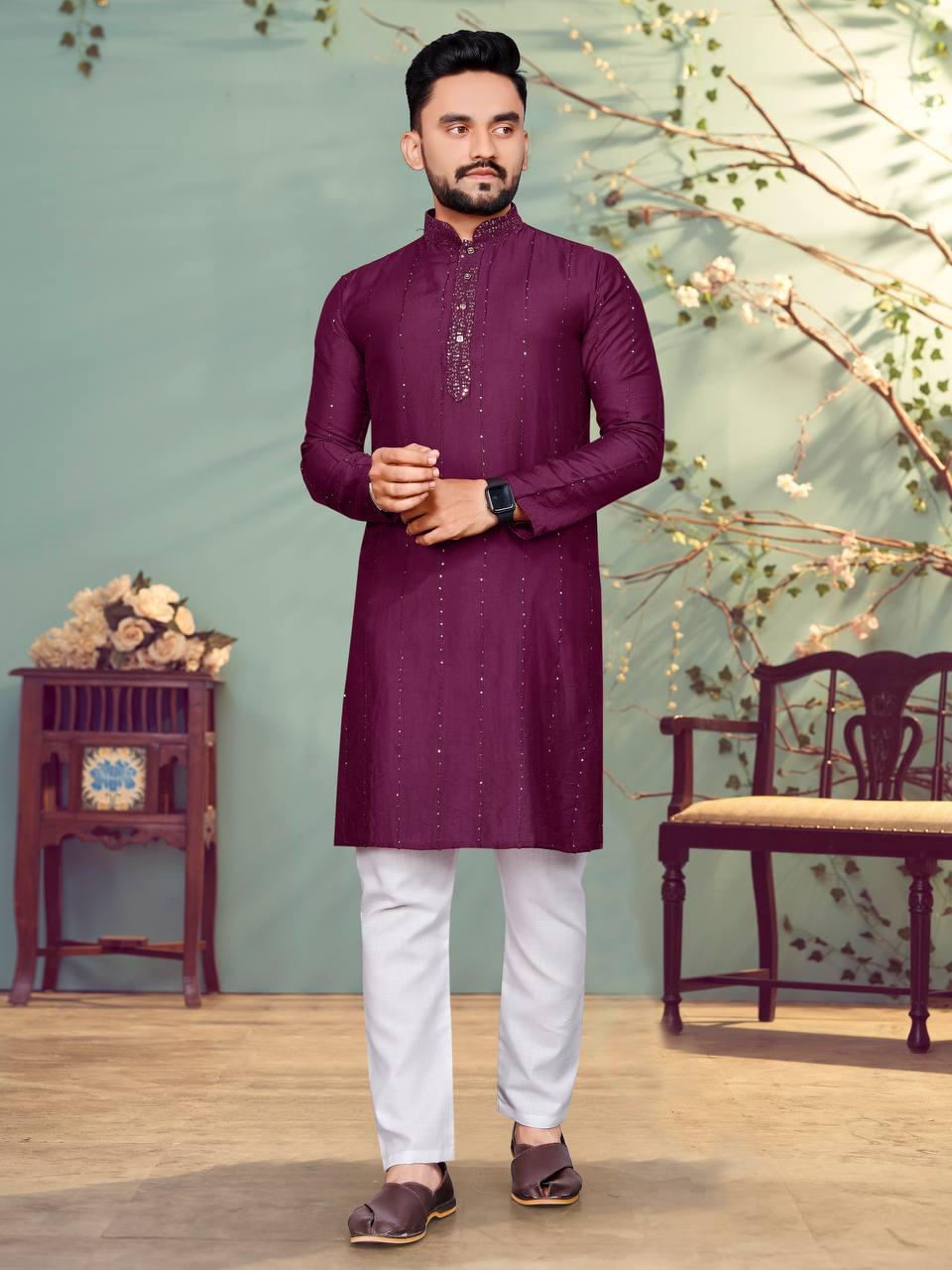 Men’s Traditional Sibori Kurta set