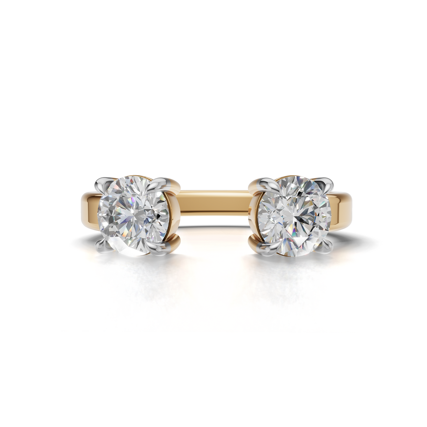 Round Cut Diamond Enhancer Ring