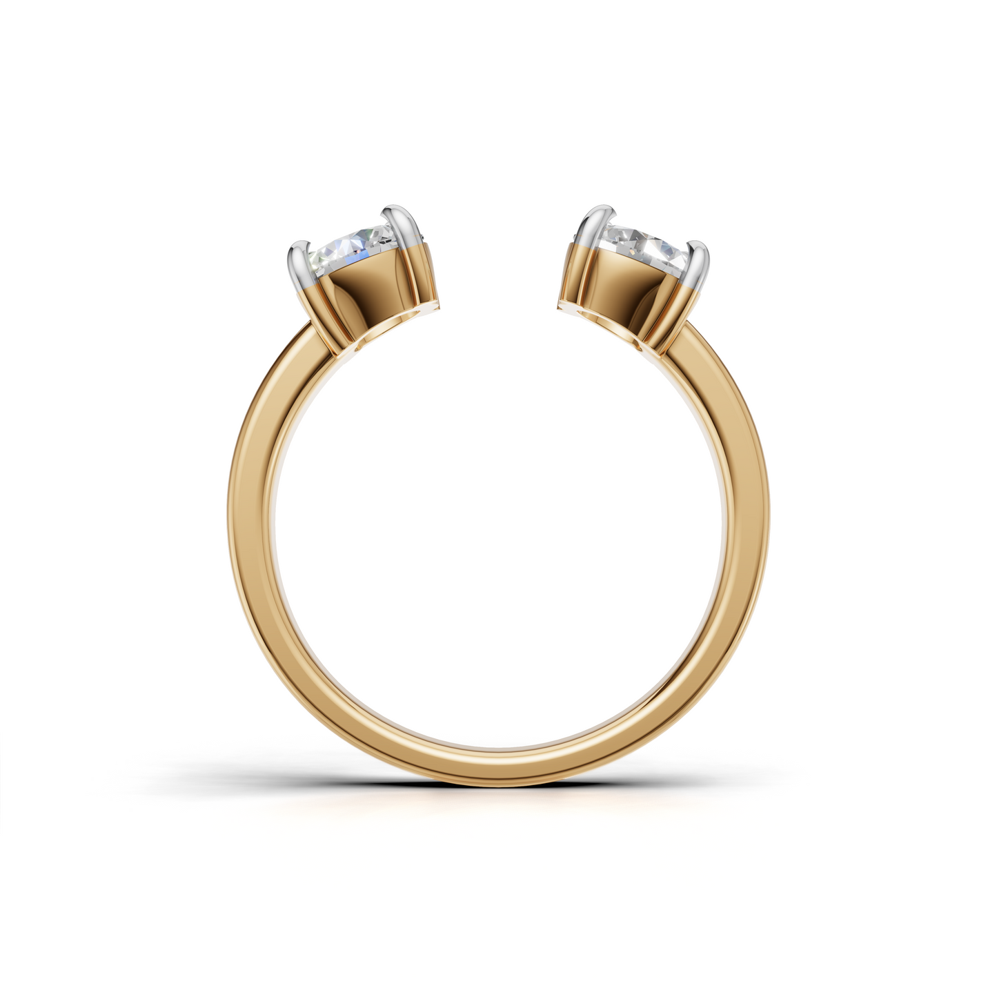 Round Cut Diamond Enhancer Ring