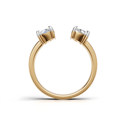 Round Cut Diamond Enhancer Ring