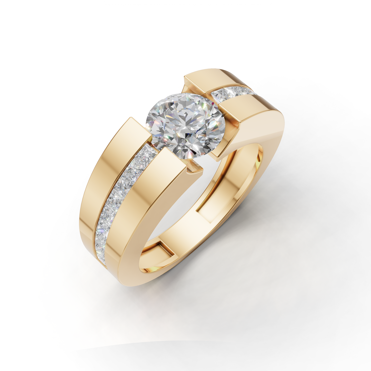Diamond Engagement Ring - HWGR-0197