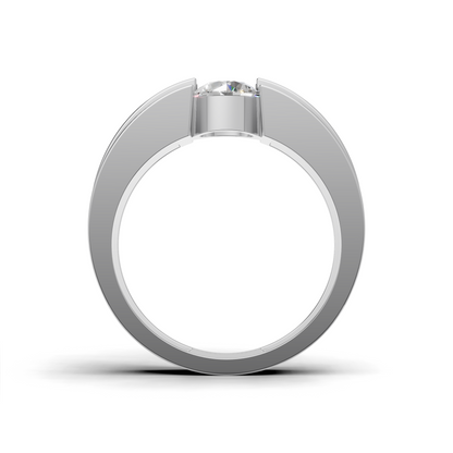 Round Cut Diamond Ring - HWGR-0195