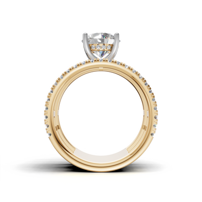 Exquisite Diamond Engagement Ring - SOLR-0556
