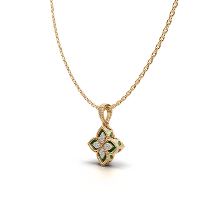 Four-Leaf clover-shaped Pendant - LWPD-0325