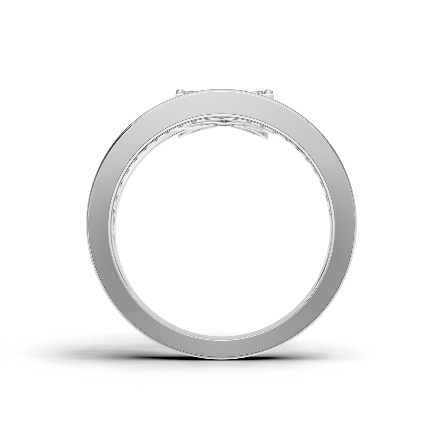 Exquisite Diamond Flower Ring - HWLR-0082