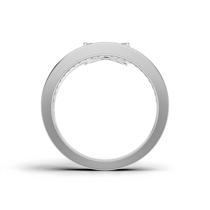Exquisite Diamond Flower Ring - HWLR-0082