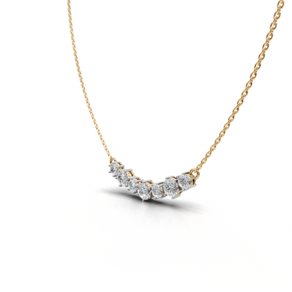 Delicate Diamond Necklace - TANM-0075