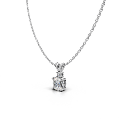 Solitaire Diamond Pendant - LWPD-0317