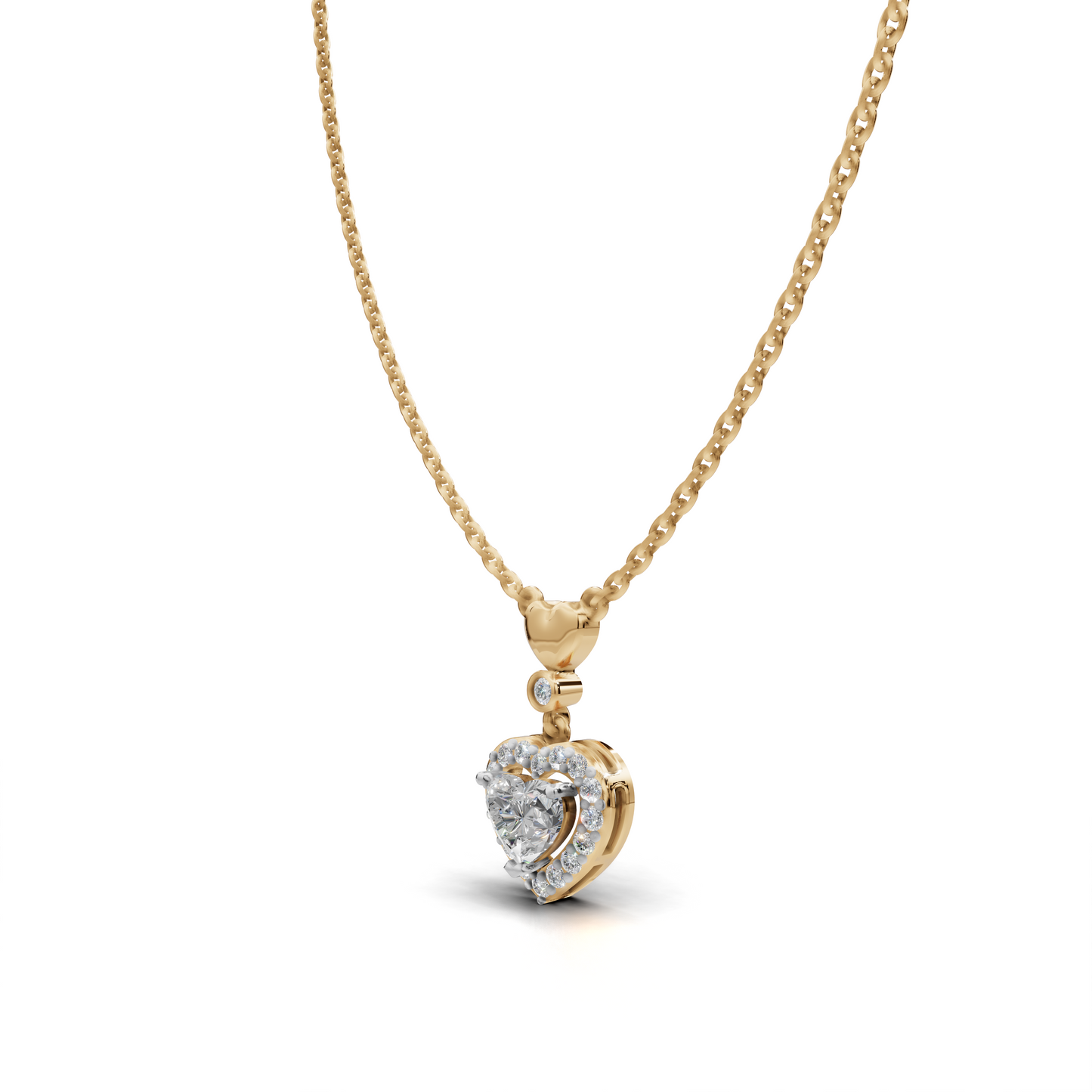 Diamond Heart Pendant - LWPD-0321