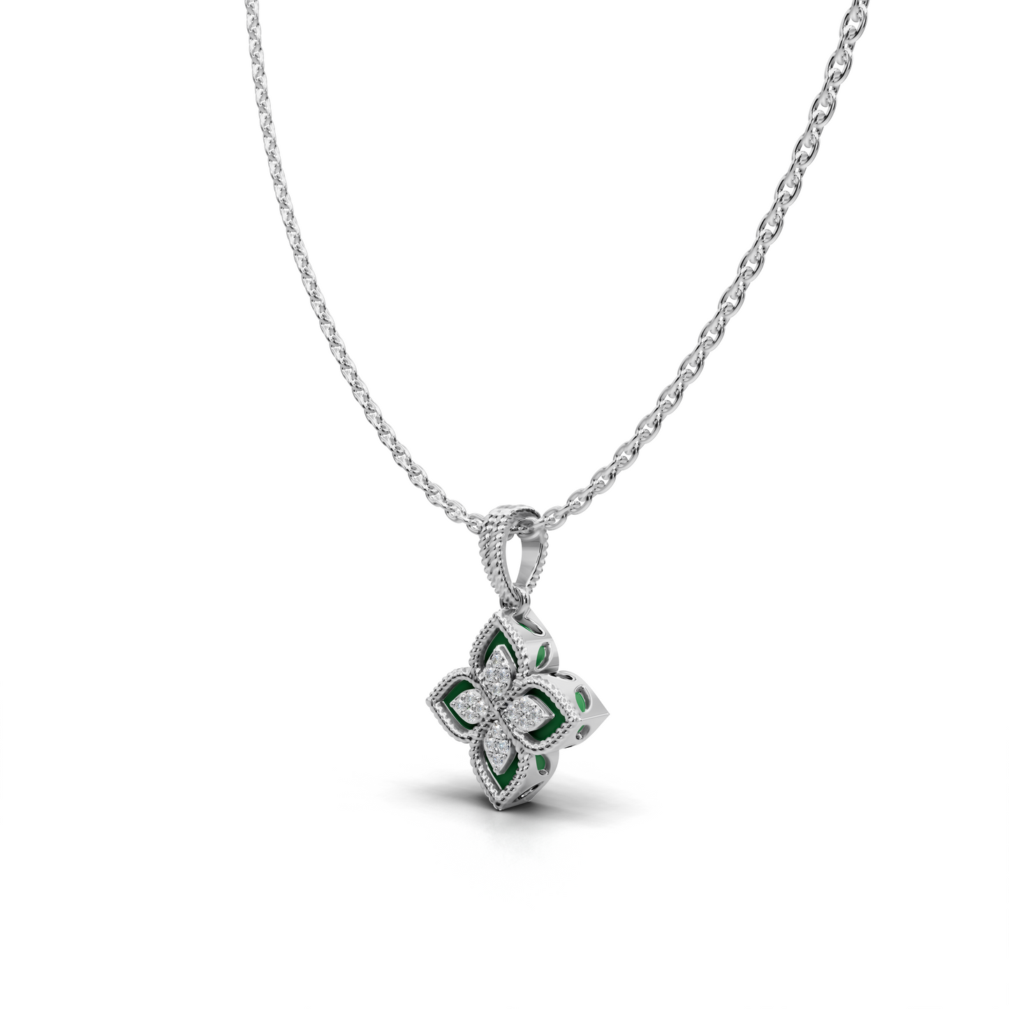 Four-Leaf clover-shaped Pendant - LWPD-0325
