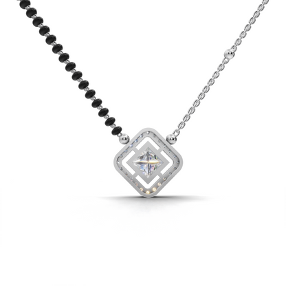 Exquisite Diamond Mangalsutra Pendant Necklace