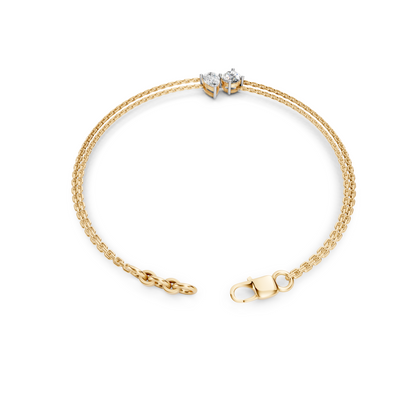 Elegant diamond bracelet