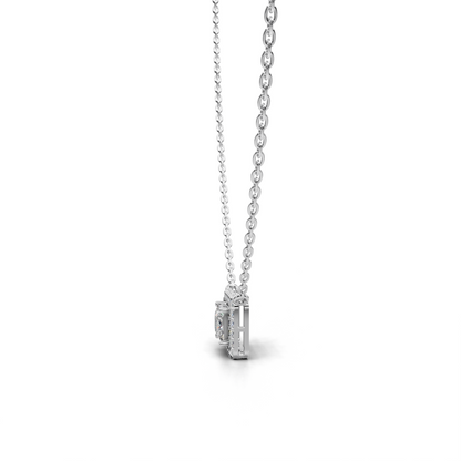 Diamond Halo Pendant - LWPD-0319