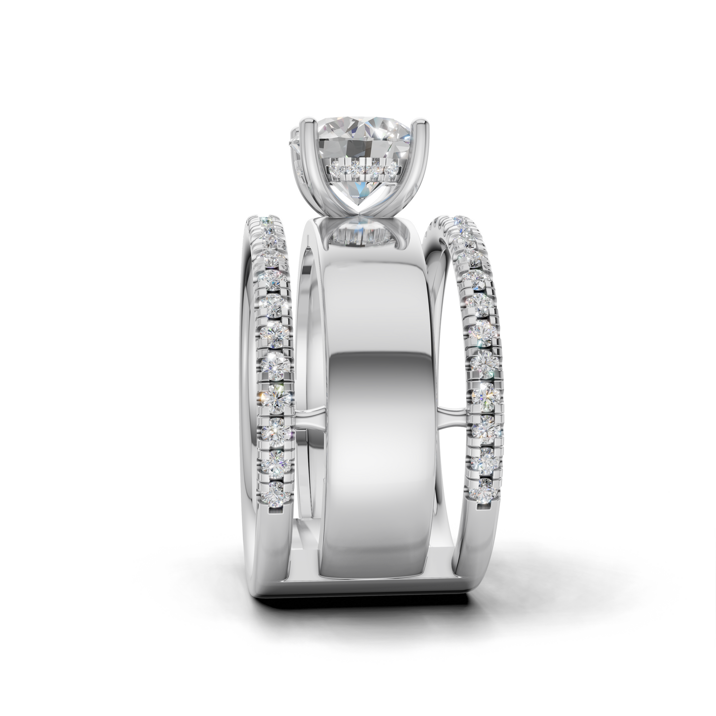 Exquisite Diamond Engagement Ring - SOLR-0556