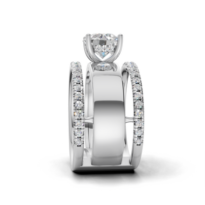 Exquisite Diamond Engagement Ring - SOLR-0556