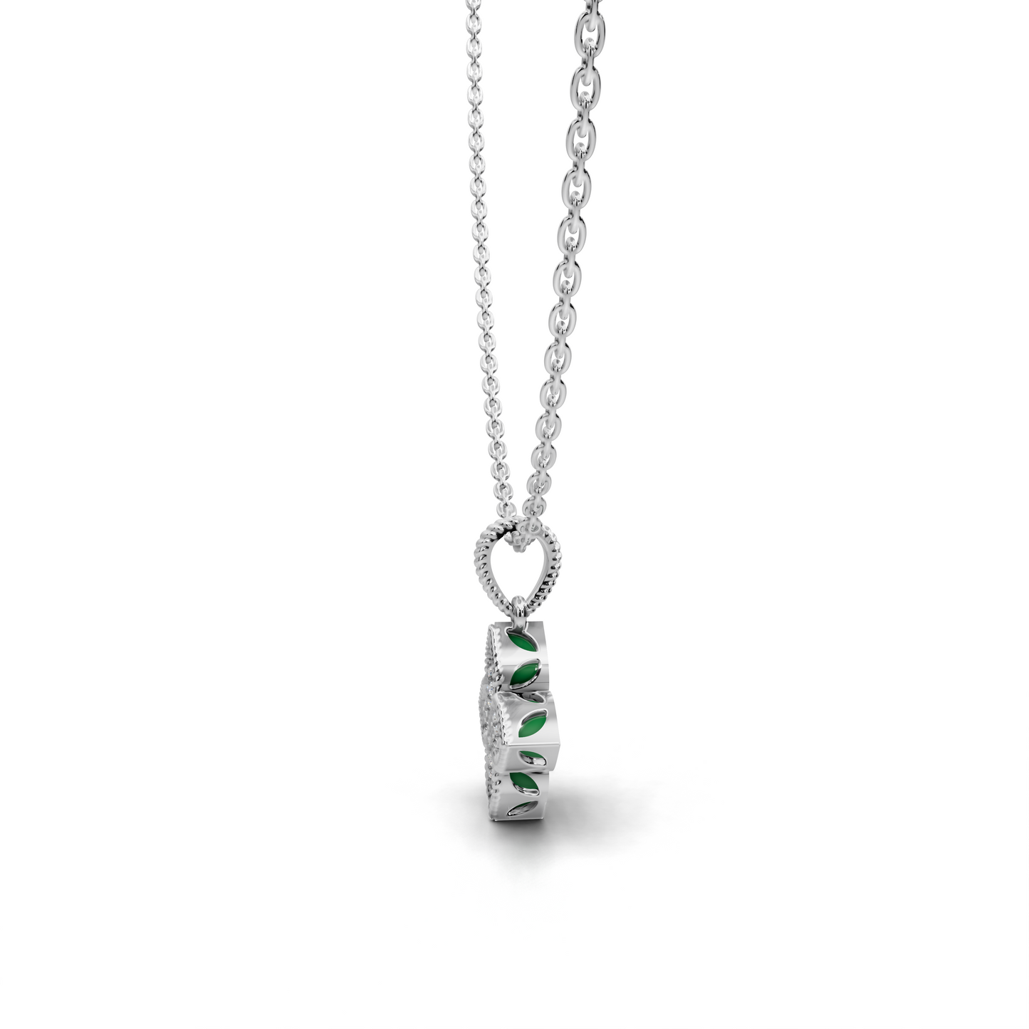 Four-Leaf clover-shaped Pendant - LWPD-0325