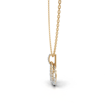 Diamond-encrusted Pendant - LWPD-0327