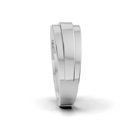 Round Cut Diamond Ring - HWGR-0195