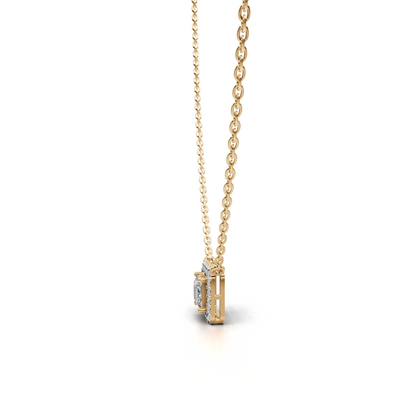 Diamond Halo Pendant - LWPD-0319