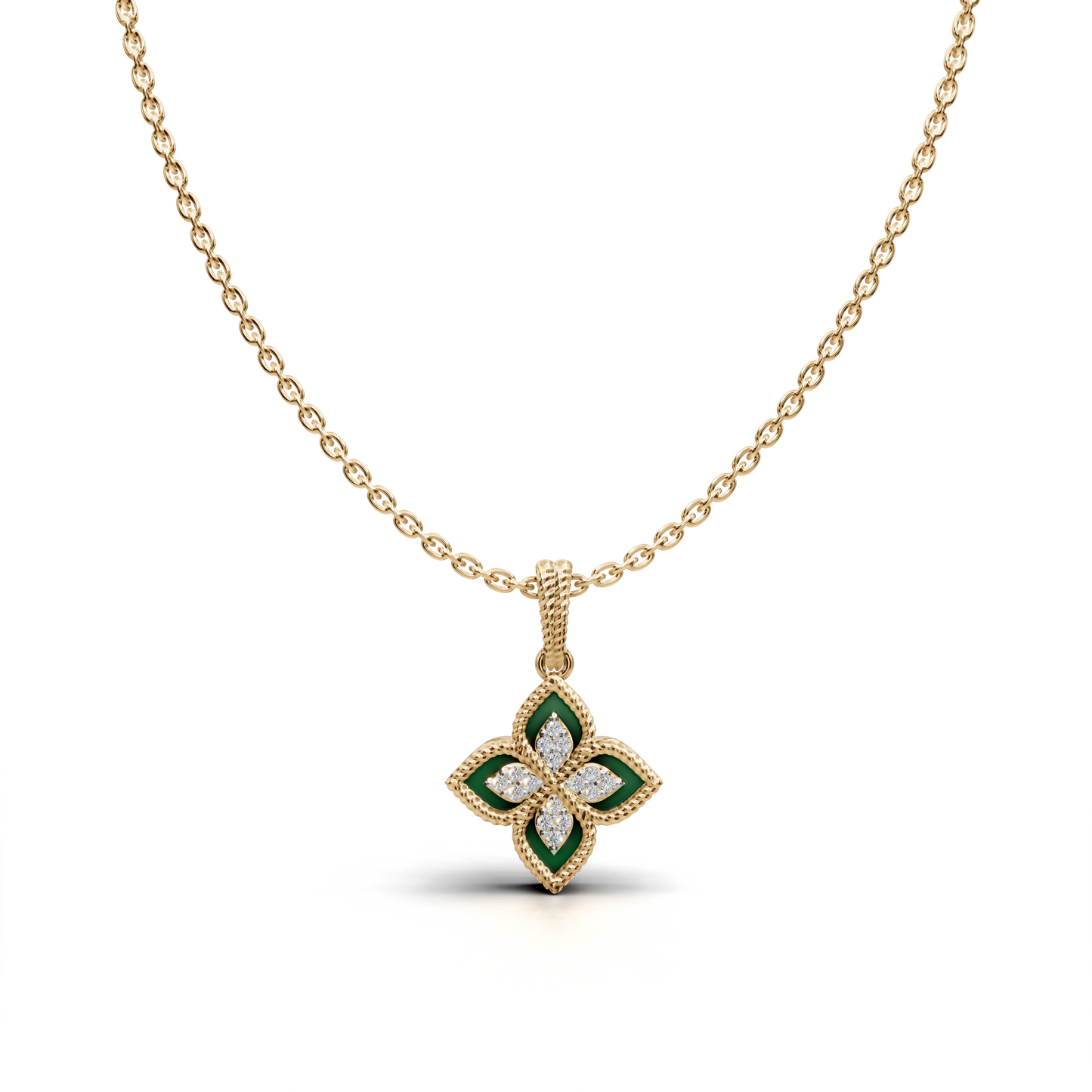 Four-Leaf clover-shaped Pendant - LWPD-0325