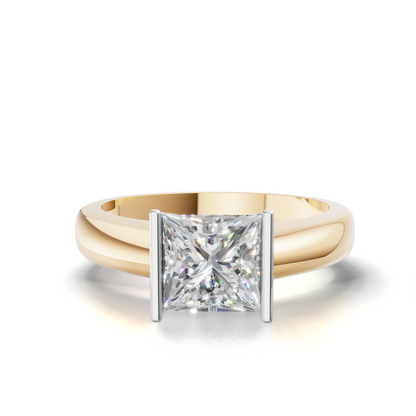 Princess Cut Diamond Ring - HWGR-0196