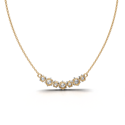 Delicate Diamond Necklace - TANM-0075