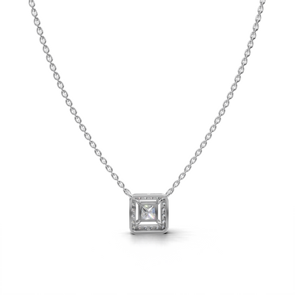 Diamond Halo Pendant - LWPD-0319