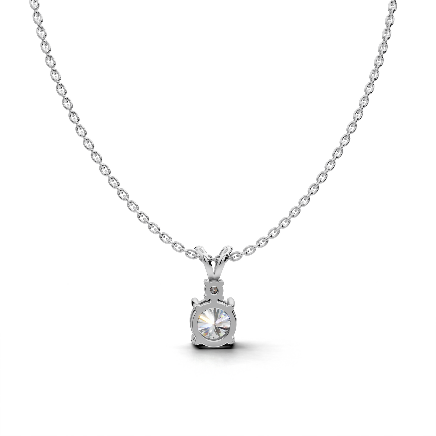 Solitaire Diamond Pendant - LWPD-0317