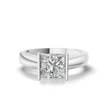 Princess Cut Diamond Ring - HWGR-0196