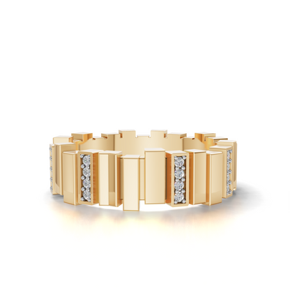 Diamond Geometric Ring - EBGR-0006A