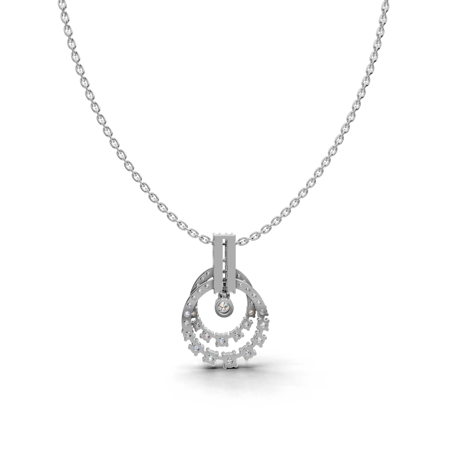 Diamond-encrusted Pendant - LWPD-0327