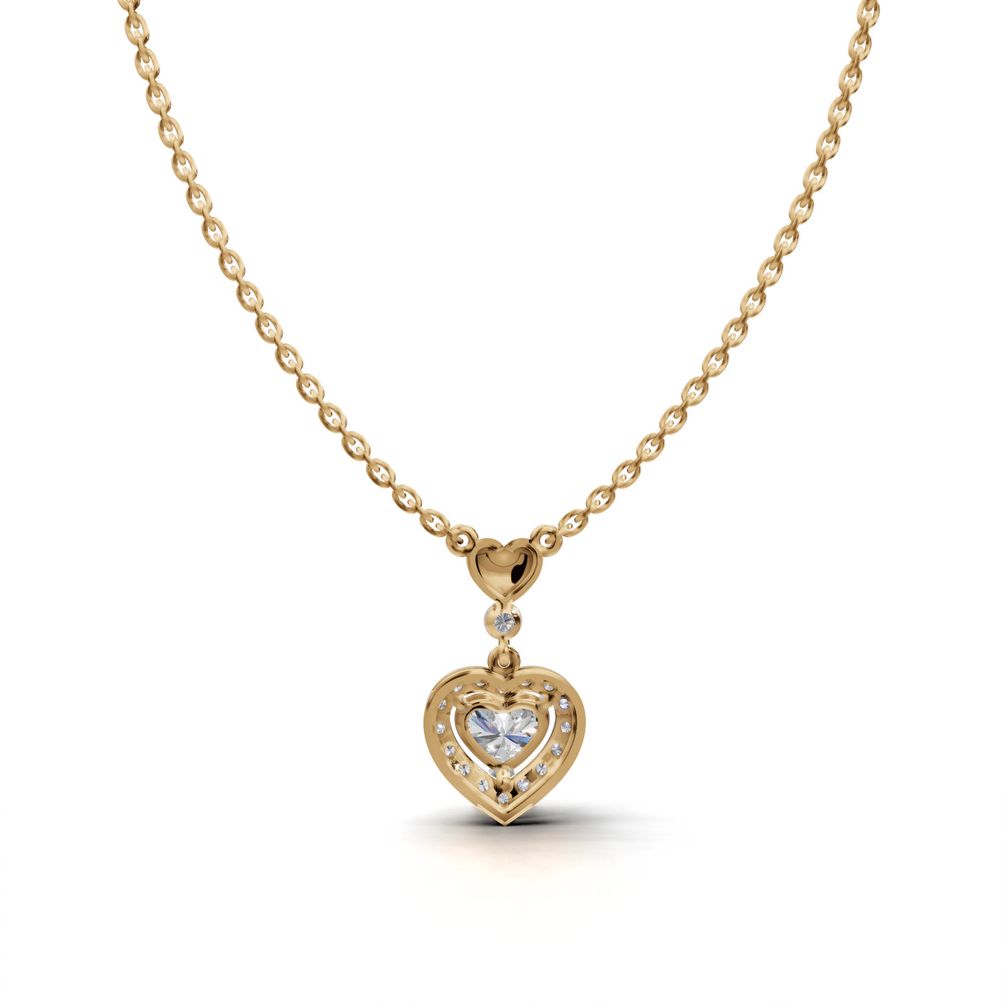 Diamond Heart Pendant - LWPD-0321