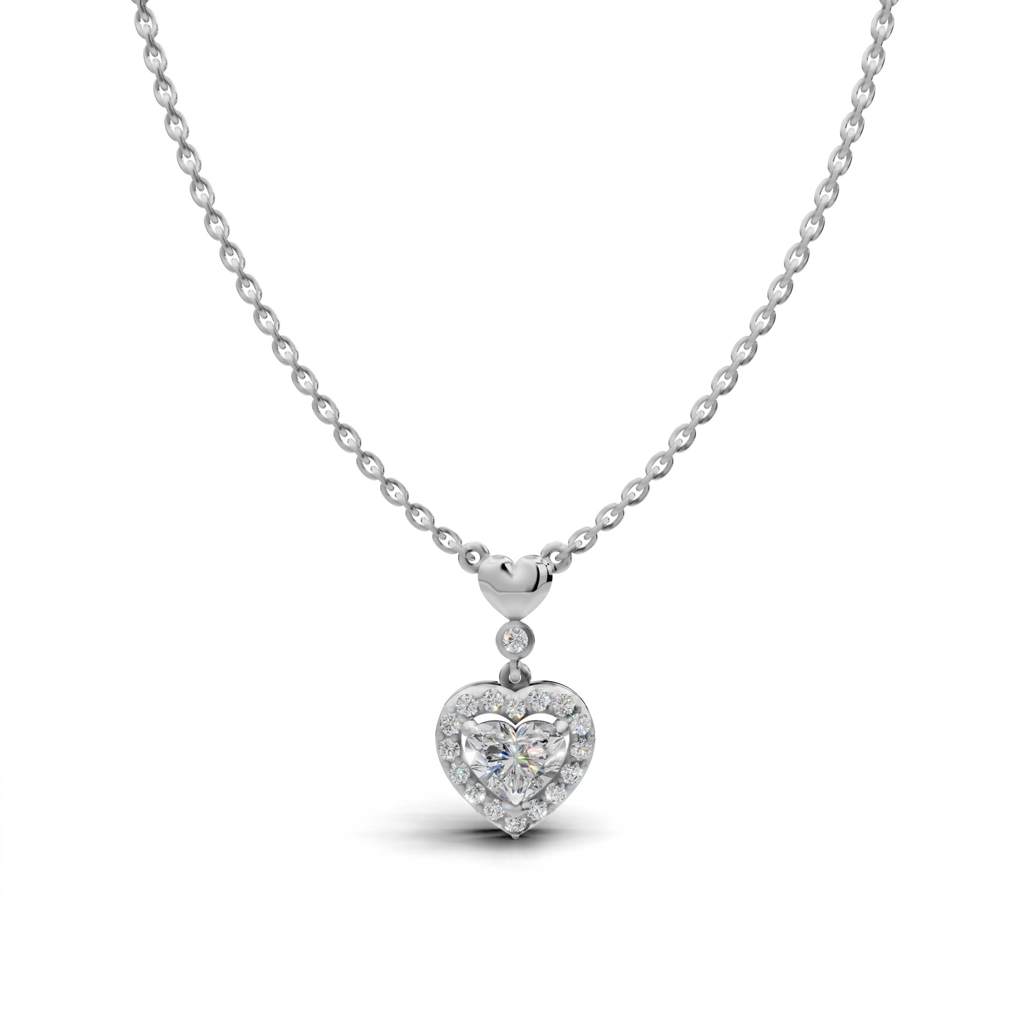 Diamond Heart Pendant - LWPD-0321