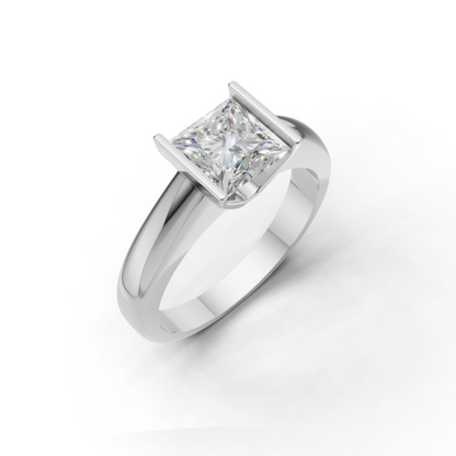 Princess Cut Diamond Ring - HWGR-0196