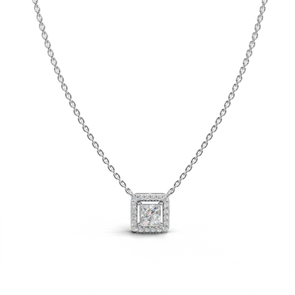 Diamond Halo Pendant - LWPD-0319