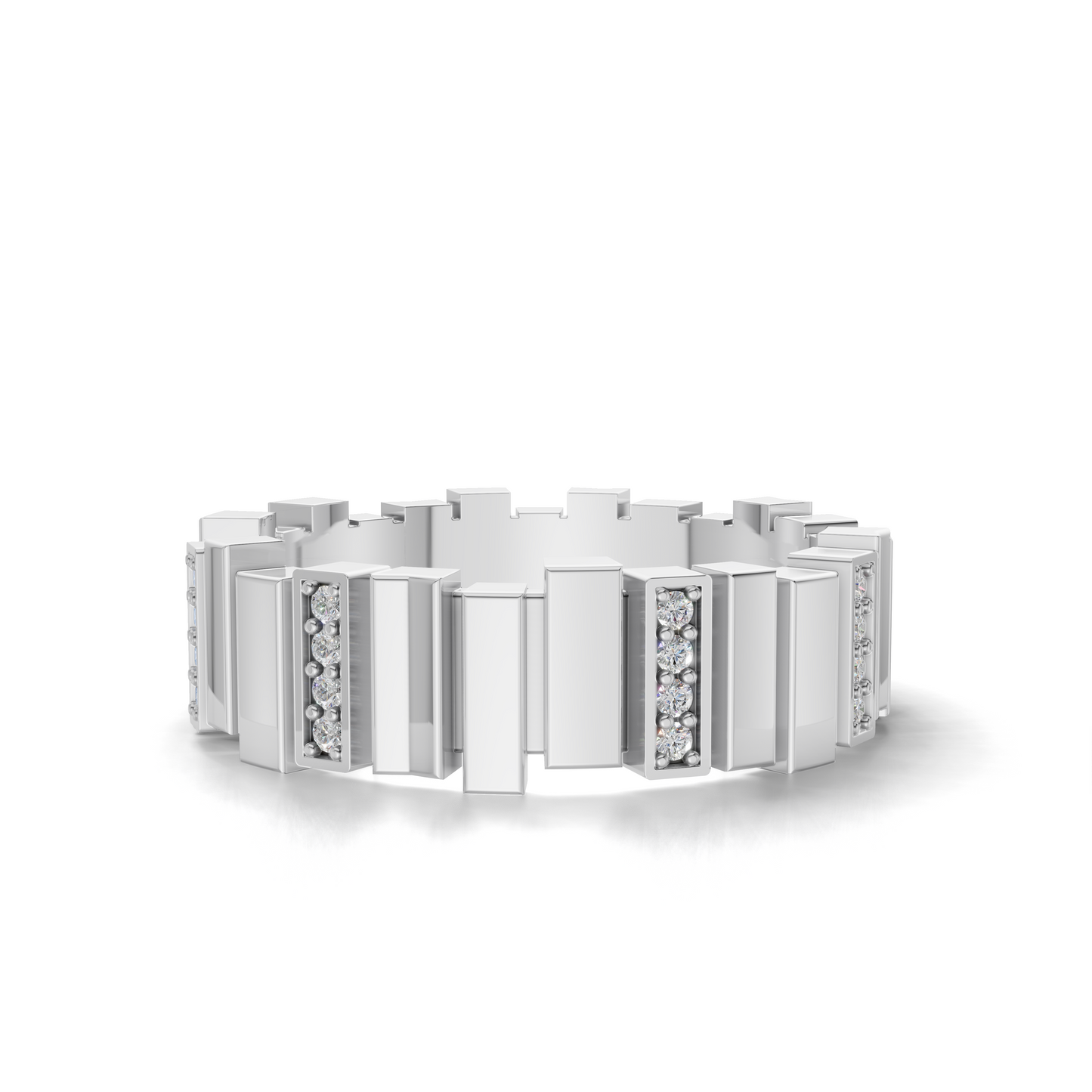 Diamond Geometric Ring - EBGR-0006A