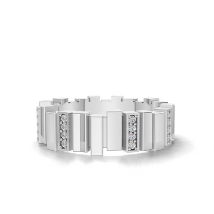 Diamond Geometric Ring - EBGR-0006A