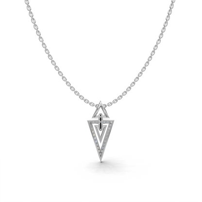 Geometric Triangle Pendant  LWPD-0329