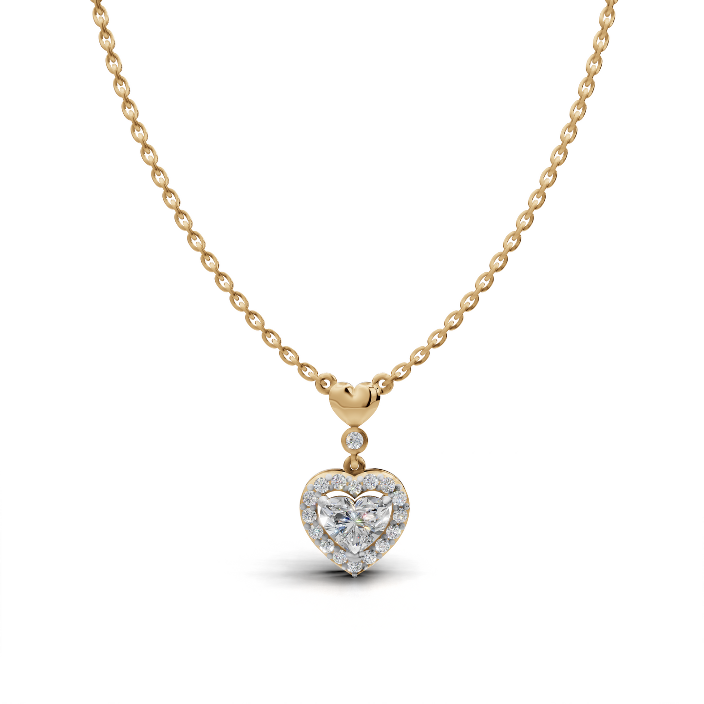Diamond Heart Pendant - LWPD-0321