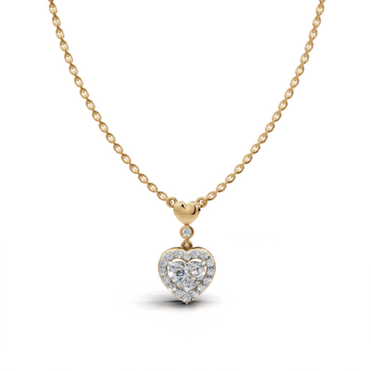 Diamond Heart Pendant - LWPD-0321