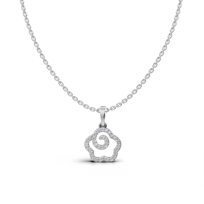 Rose pendant - LWPD-0334