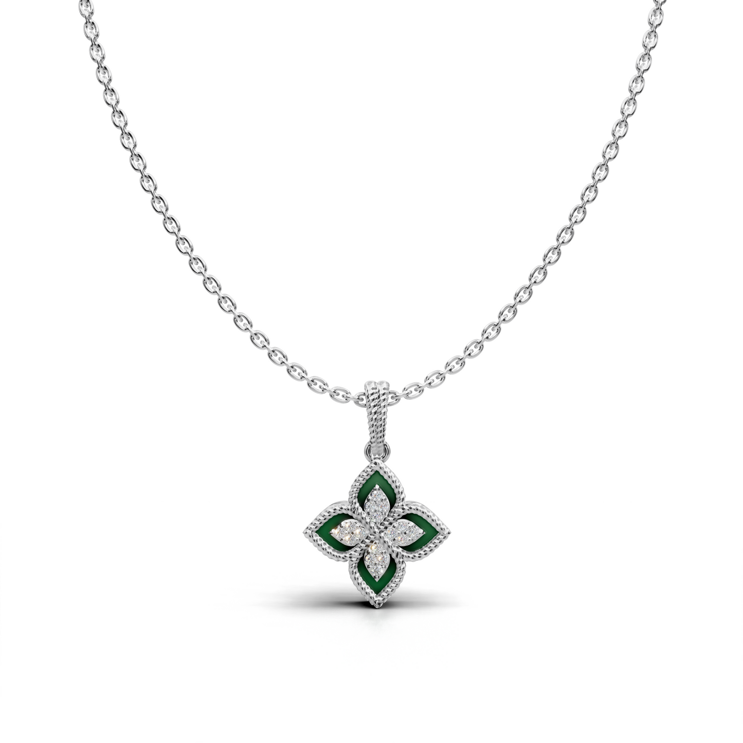 Four-Leaf clover-shaped Pendant - LWPD-0325