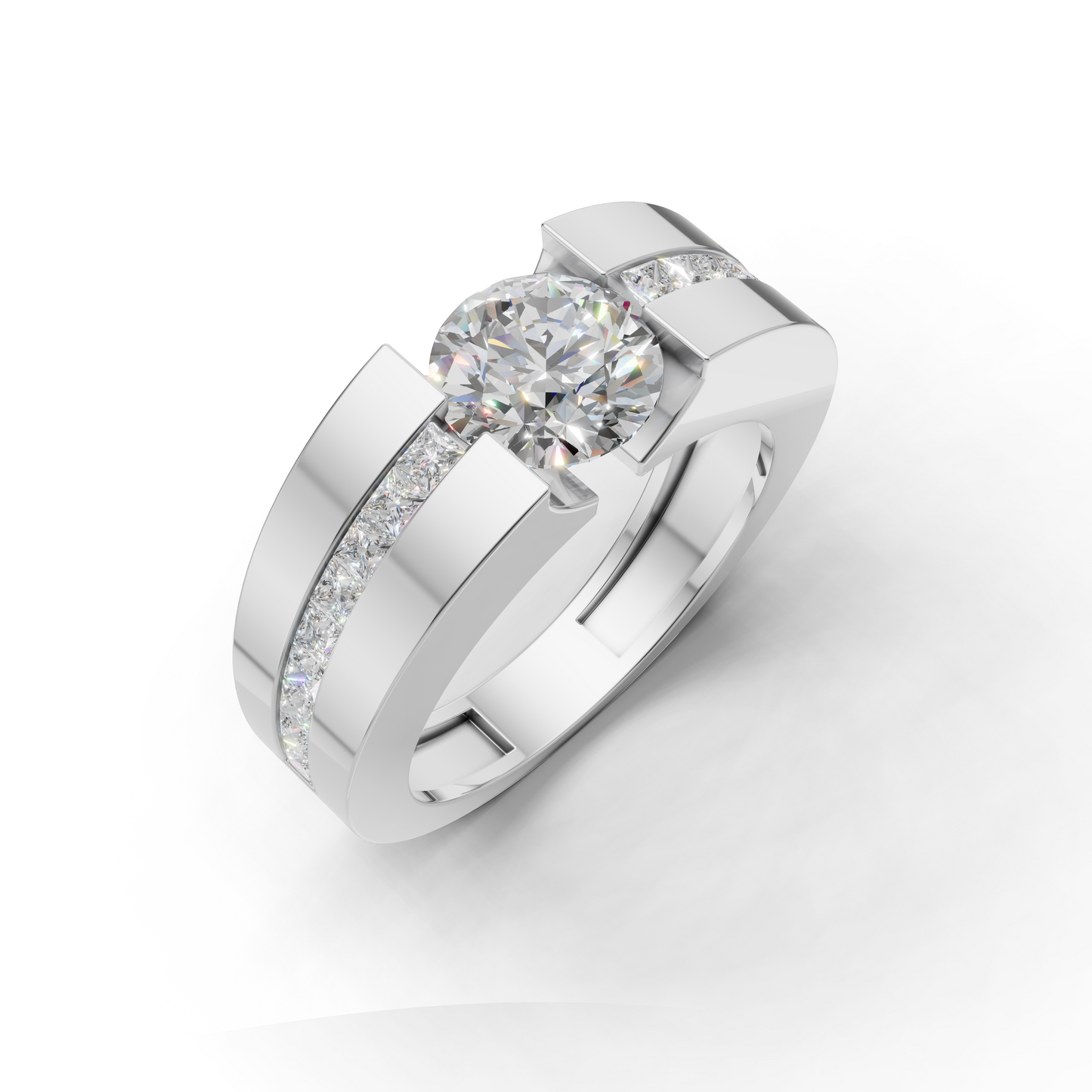 Diamond Engagement Ring - HWGR-0197