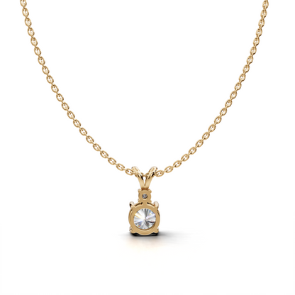 Solitaire Diamond Pendant - LWPD-0317